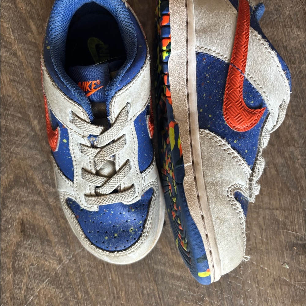 Nike Kids Sneakers in Blue and Red